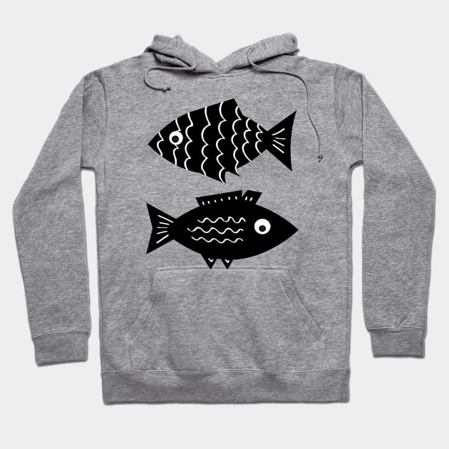 Fish Lovers Gift Idea Hoodie by PixelArt